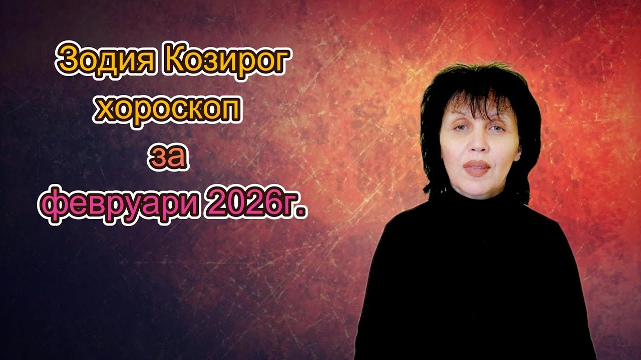Зодия Козирог, хороскоп за февруари 2026г., Capricorn, horoscope for February 2026.