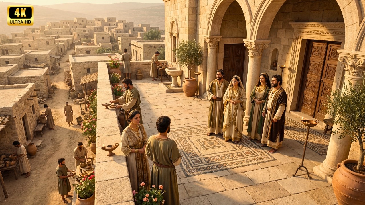 Así eran las CASAS y la vida de LUJO en Jerusalén en tiempos de JESÚS (hace 2.000 años)