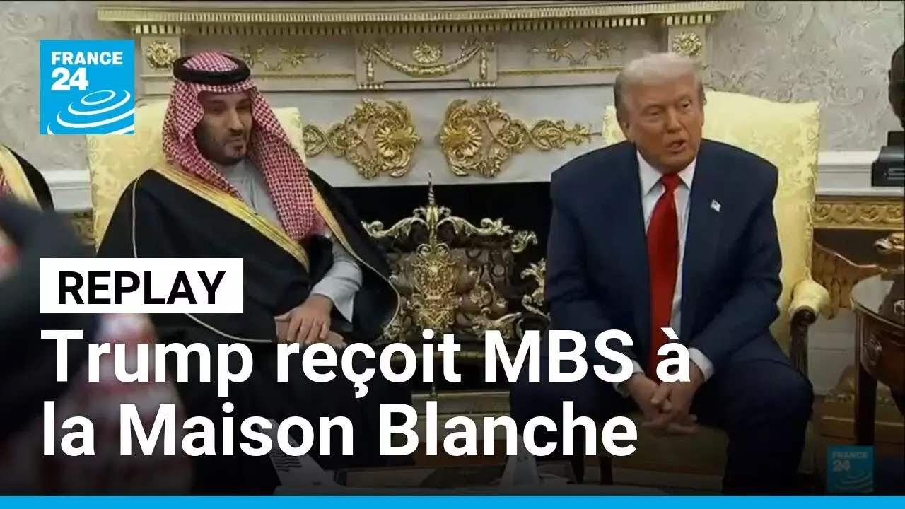REPLAY - Trump re&ccedil;oit Mohammed ben Salmane &agrave; Washington &bull; FRANCE 24