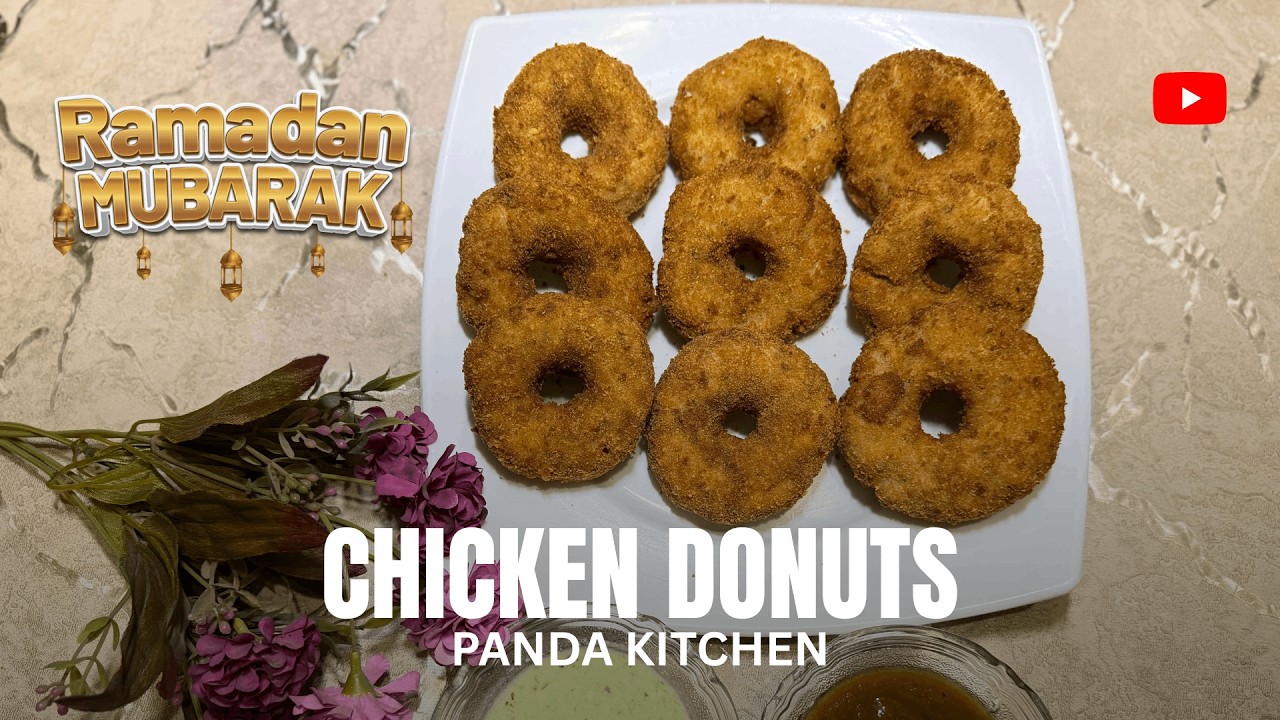 Ramadan Special Chicken Donuts Recipe | Crispy & Juicy Chicken Donuts | Easy Iftar Snack
