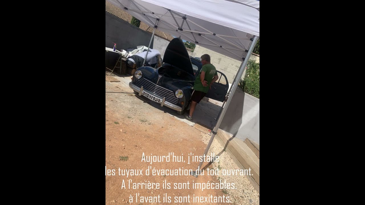 Evacuation du toit ouvrant