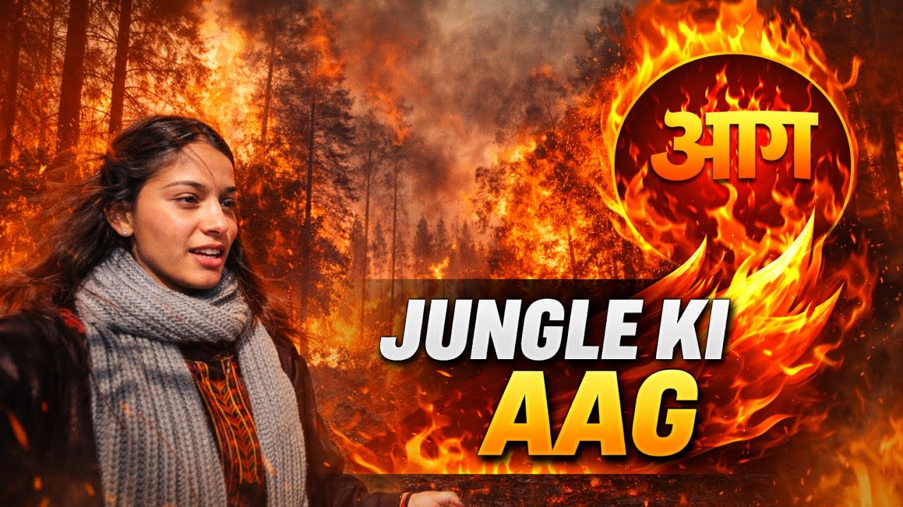 “जंगल में आग | ऐसा नज़ारा पहले कभी नहीं देखा 😱” #viralvlogs #vlogs 