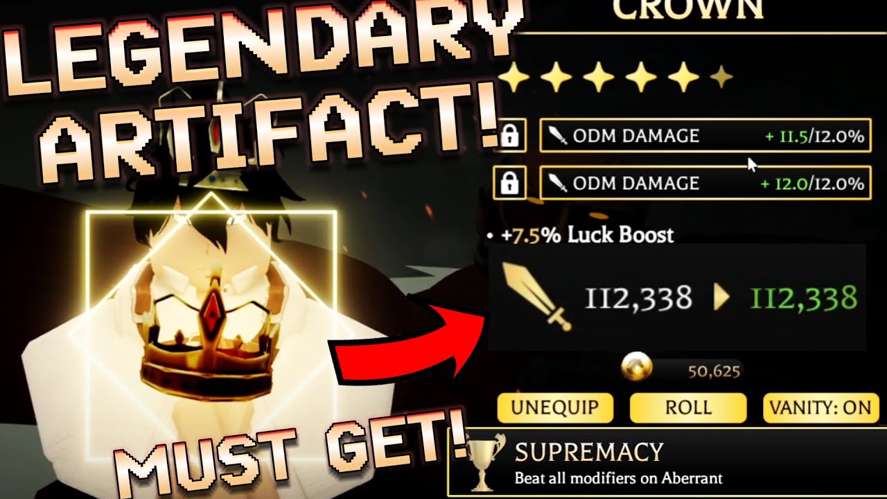 [SUPREMECY] I FINALLY GOT THIS LEGENDARY ARTIFACT IN AOTR!