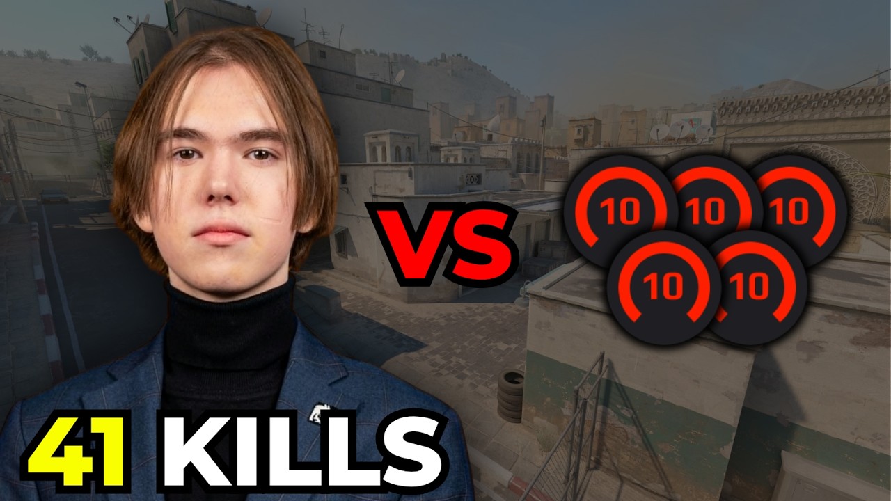 donk POV SMURFING on LVL 10's FACEIT | with COMMS