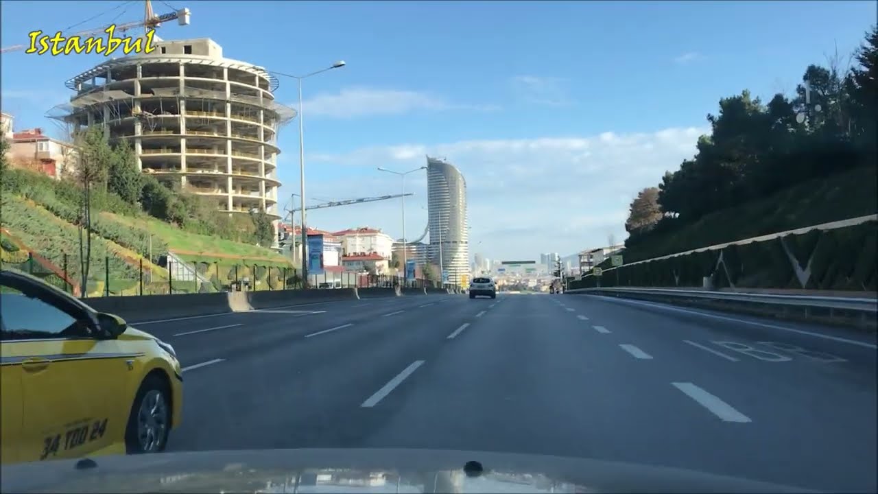 Driving through Istanbul -Turkey