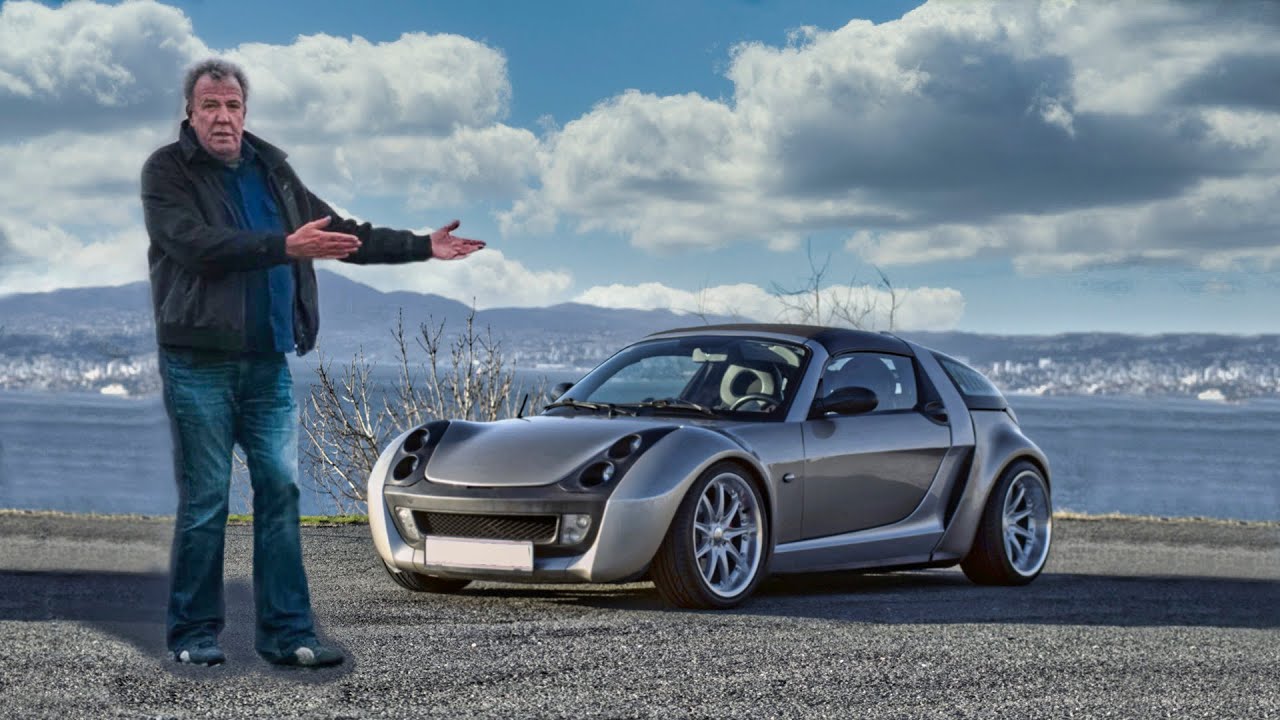 Тест Smart Roadster от Джереми Кларксона