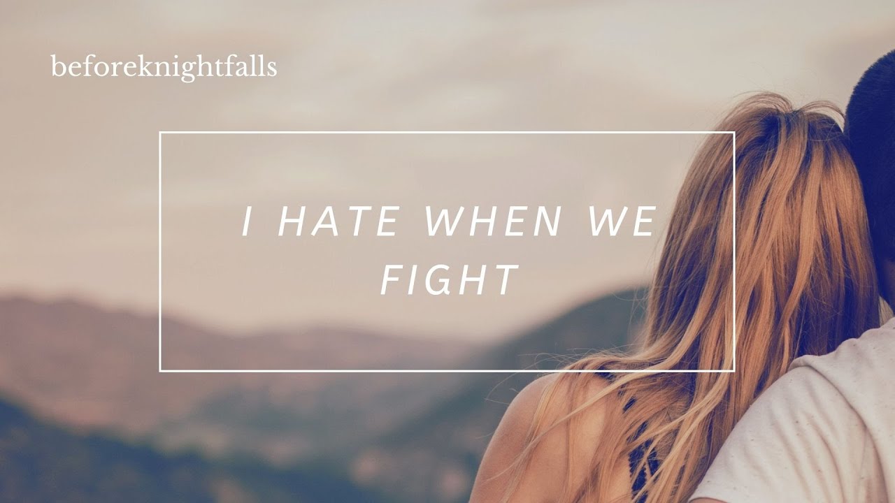 ASMR: i hate when we fight