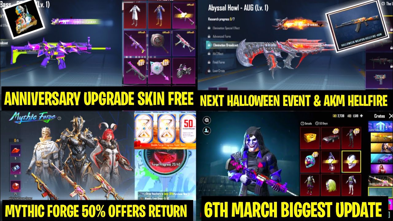 FINALLY😍NEW UPGRADE SKIN 50% DISCOUNT | NEXT MYTHIC FORGE | 8TH ANNIVERSARY BIGGEST DEAL|Uc Up Event