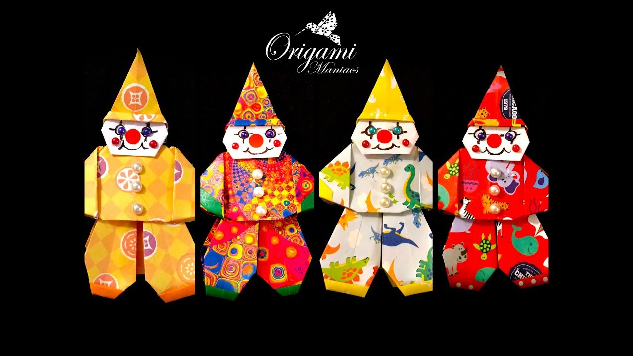 Origami Maniacs 348: Cute Origami Clown