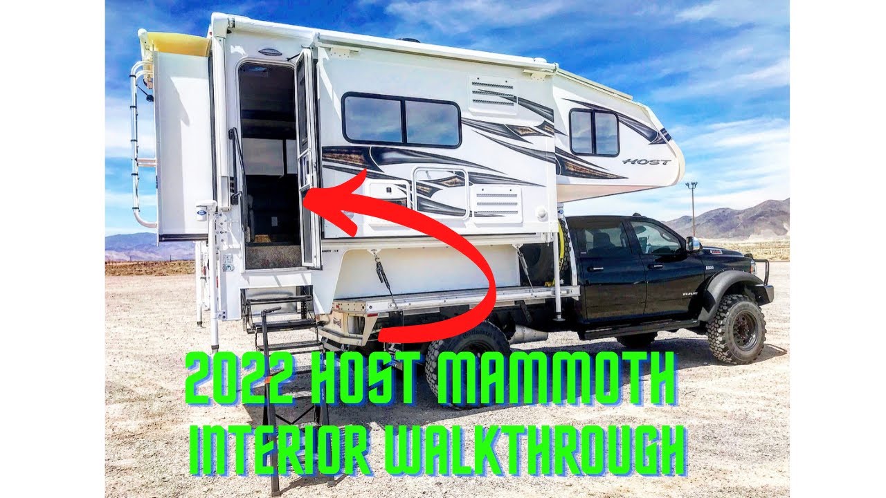 Our 2022 Host Mammoth 11.6 Truck Camper Interior Walkthrough Video!