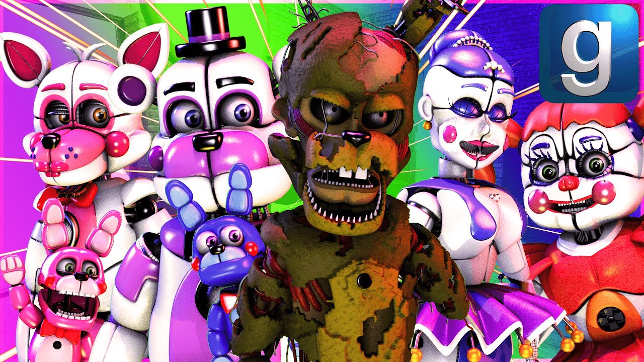 Gmod FNAF | Фантайм Фредди и Бон Бон встречают соседей!