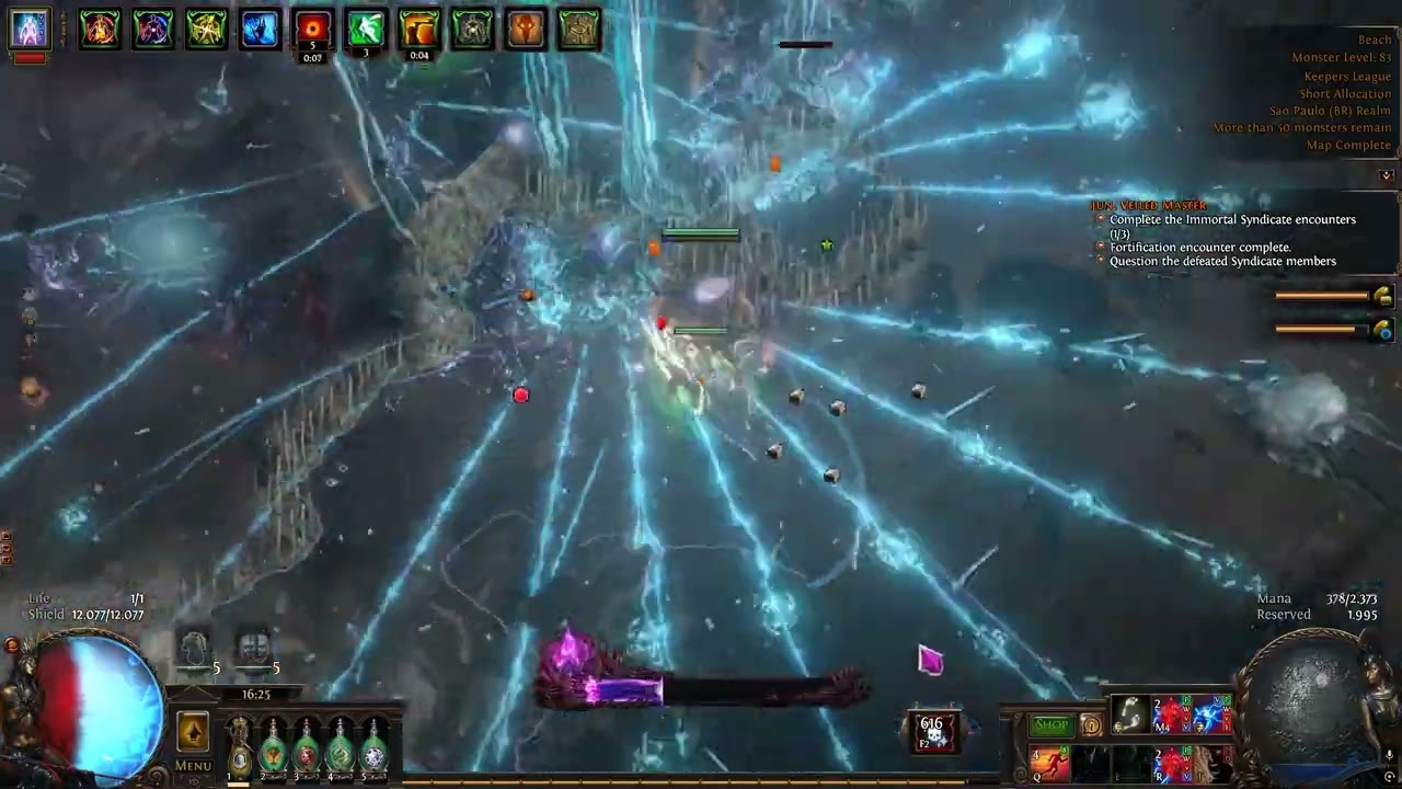 Lightning Strike of Arcing Int Acc Stack Jugg 3.27