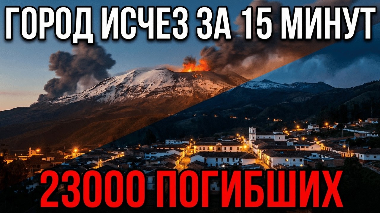 Вулкан похоронил 23000 жертв. Власти ЗНАЛИ, но молчали | Армеро 1985