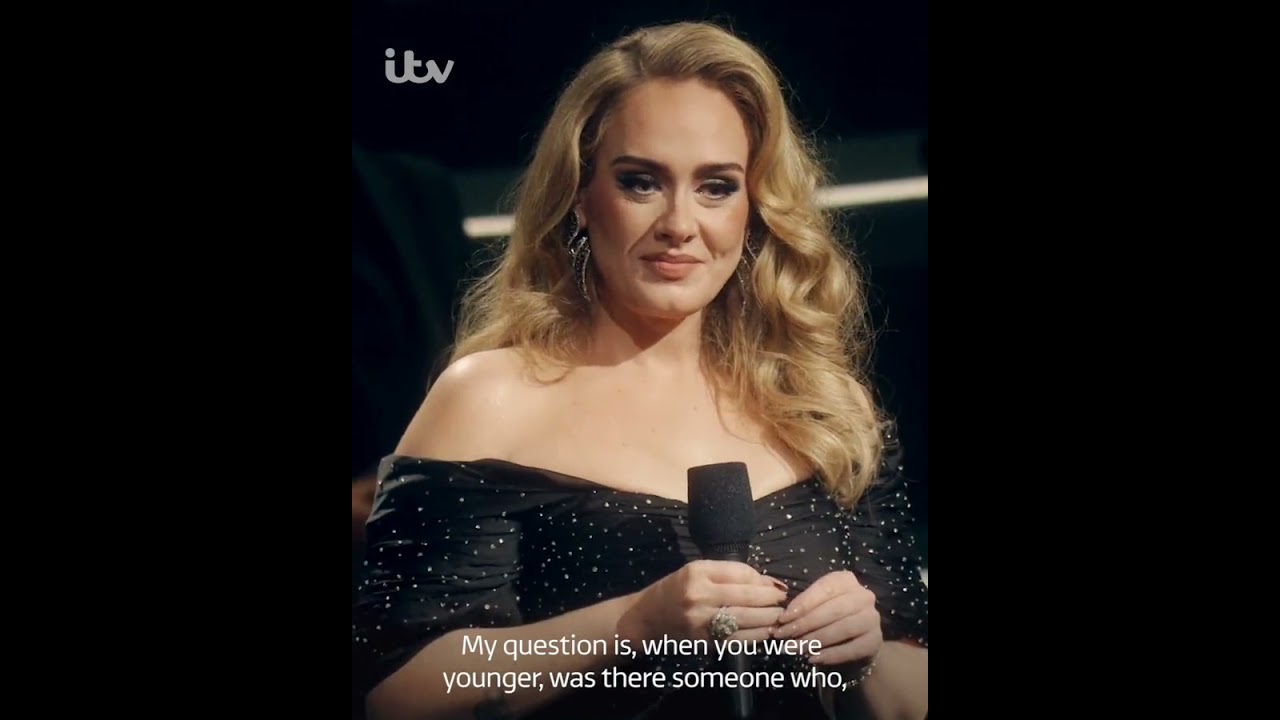 The moment Adele is surprised by her teacher Ms McDonald #adele close to hear #USA #music #europe