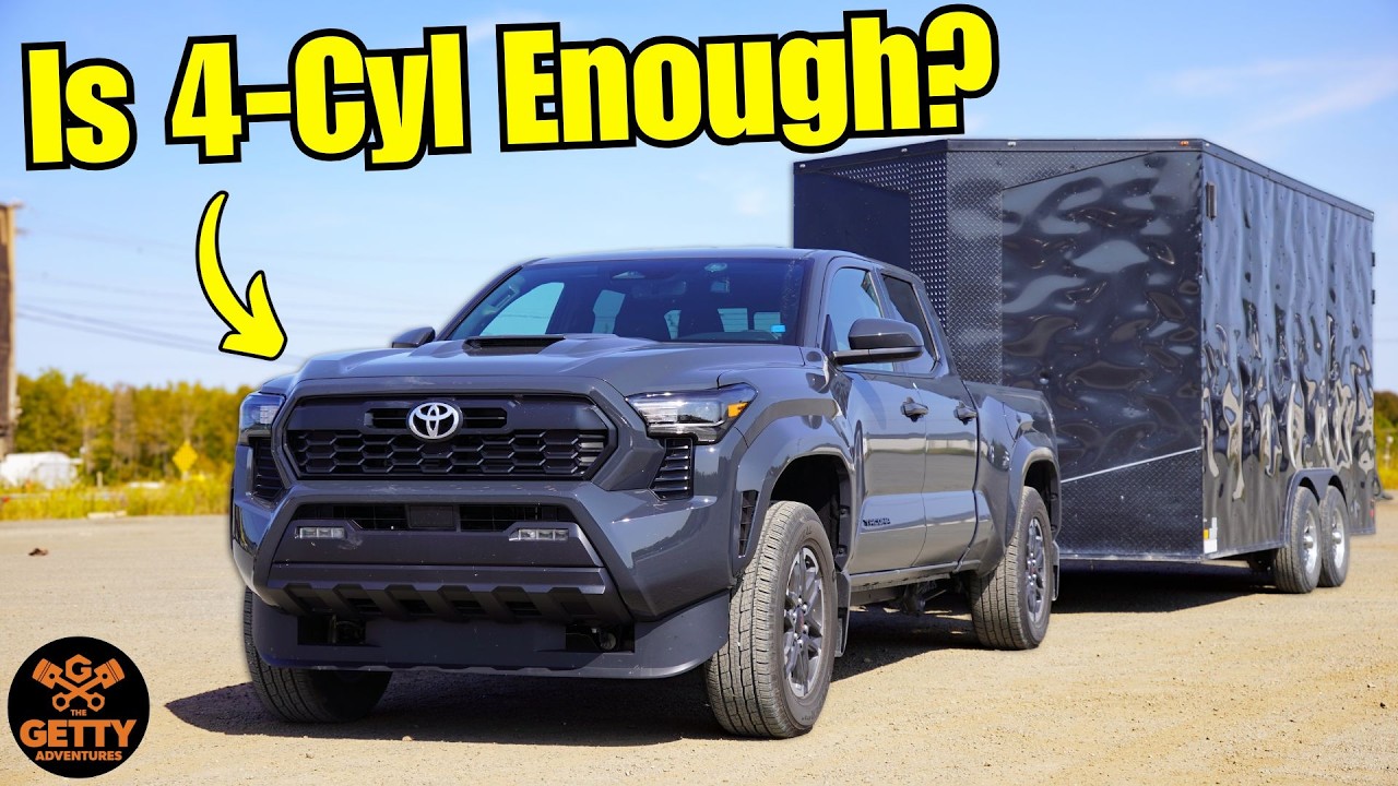 Toyota Tacoma 2.4L I-Force 4-Cyl Turbo Буксировка ТЯЖЕЛОГО (5300 фунтов) прицепа | Справится ли о...