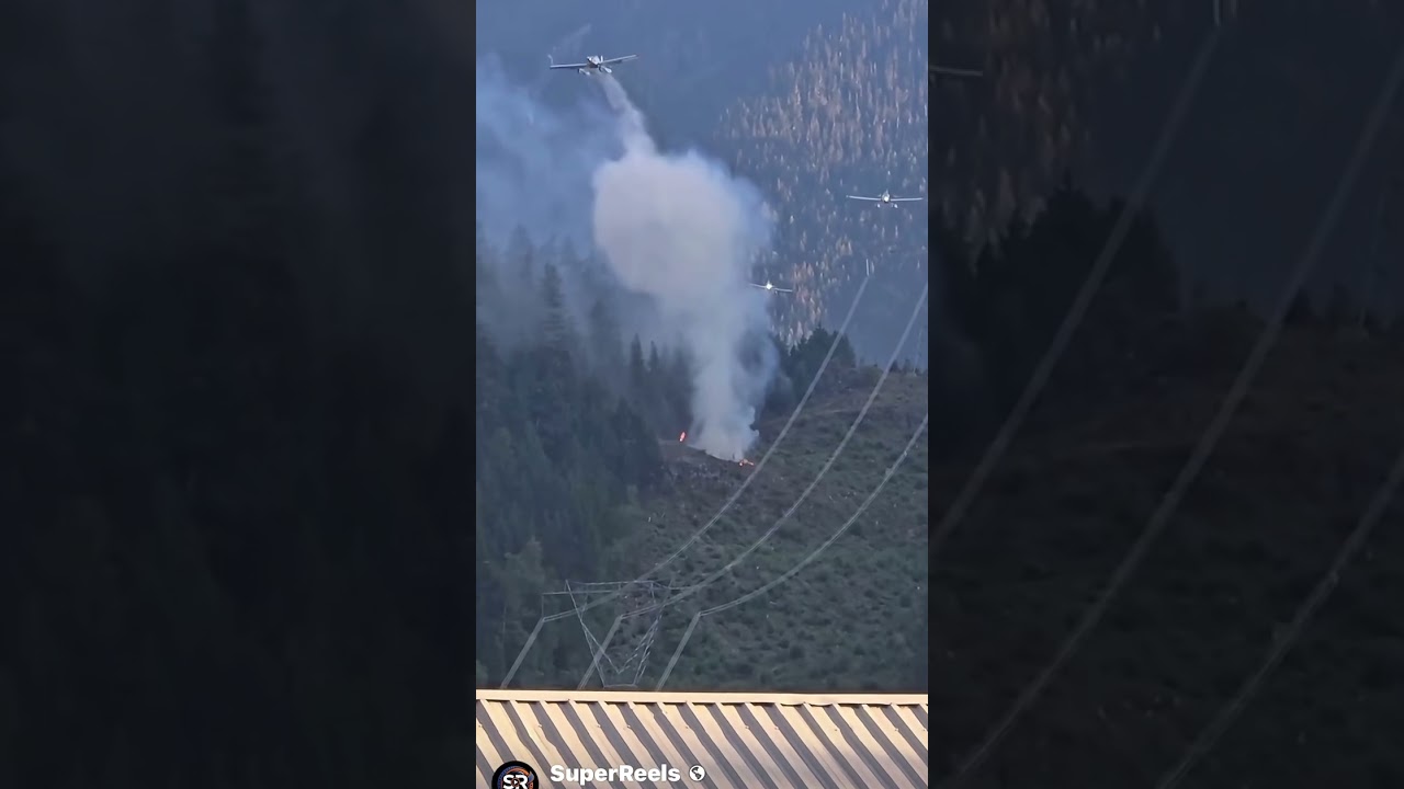 Help from the sky! #fire #wildfire #aviation #tanker