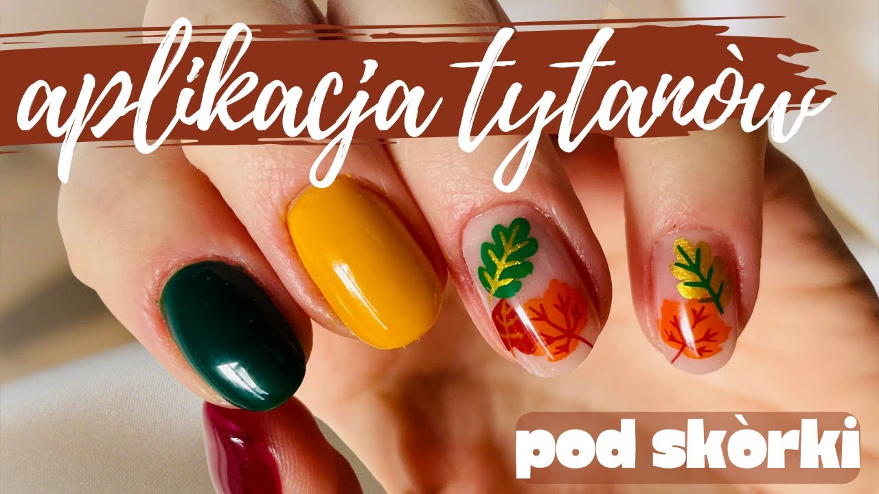 Aplikacja tytanów pod skórki - prosty trik czyni cuda! Manicure Tytanowy | Marisa z Pazurem