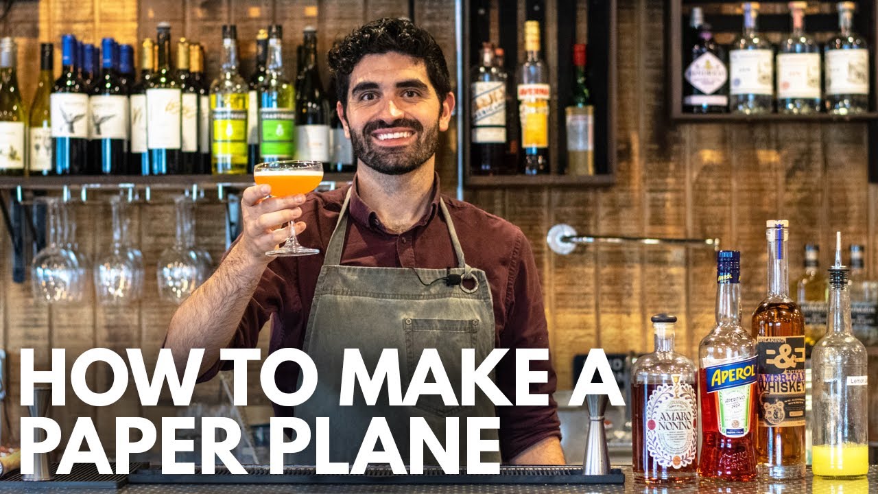 How to Make a Paper Plane Cocktail | Modern Classic Bourbon Cocktail