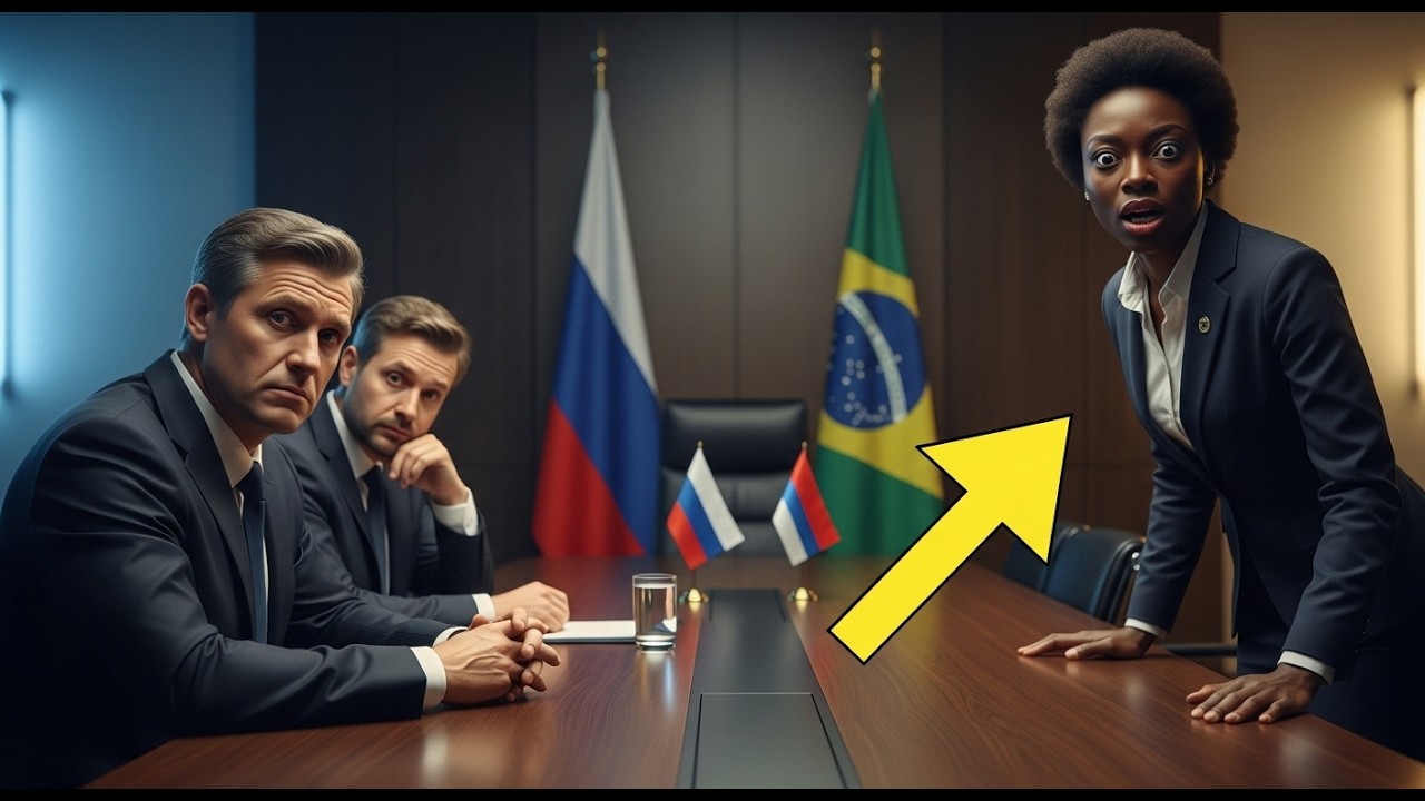 “Seu Intérprete Está Te Enganando!” — Recepcionista Negra brasileira Avisa o Diplomata Russo Antes,,