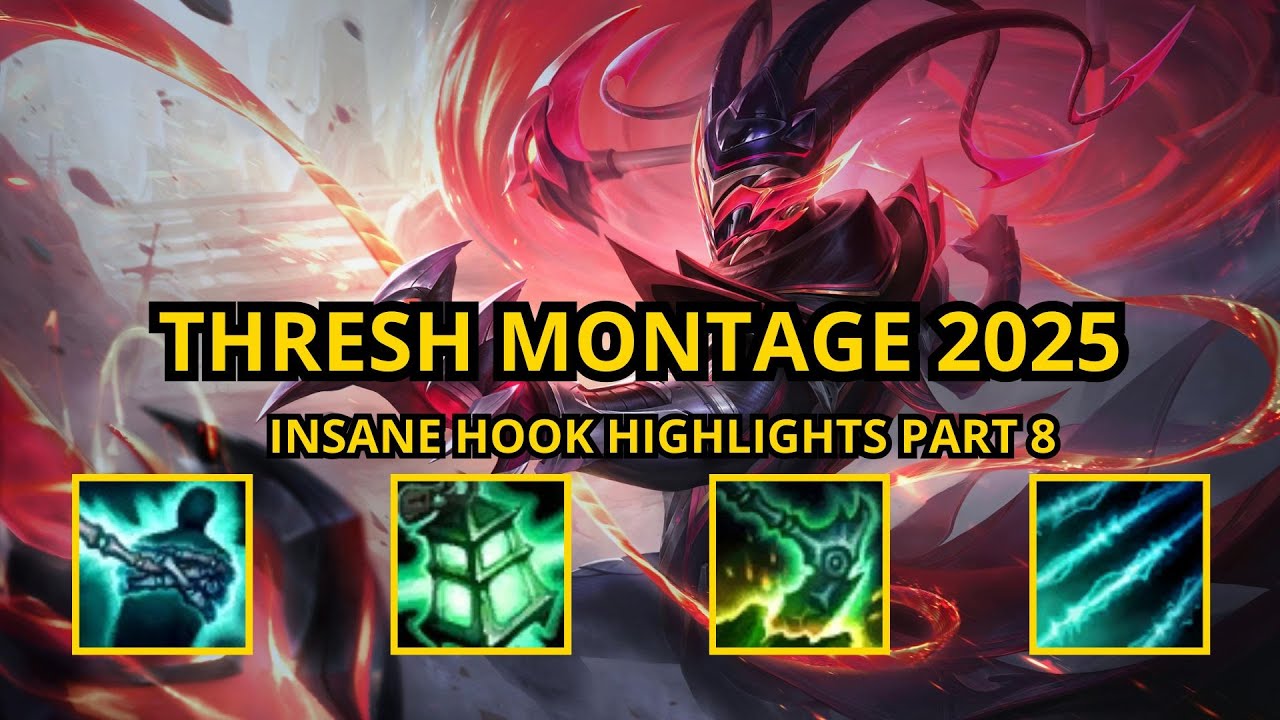 Thresh Montage 2025 | INSANE Flash Hook Highlights Part 8 🔥 #thresh  #lolmontage