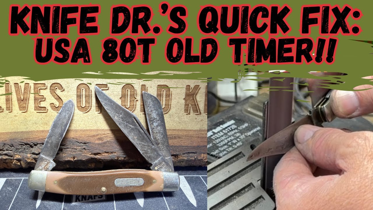 Быстрое решение от Knife Doctors! Винтажный Old Timer 8OT возрождён!