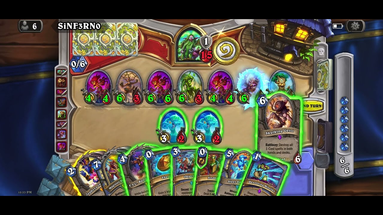 Reno Big Spell Mage vs Treant Druid