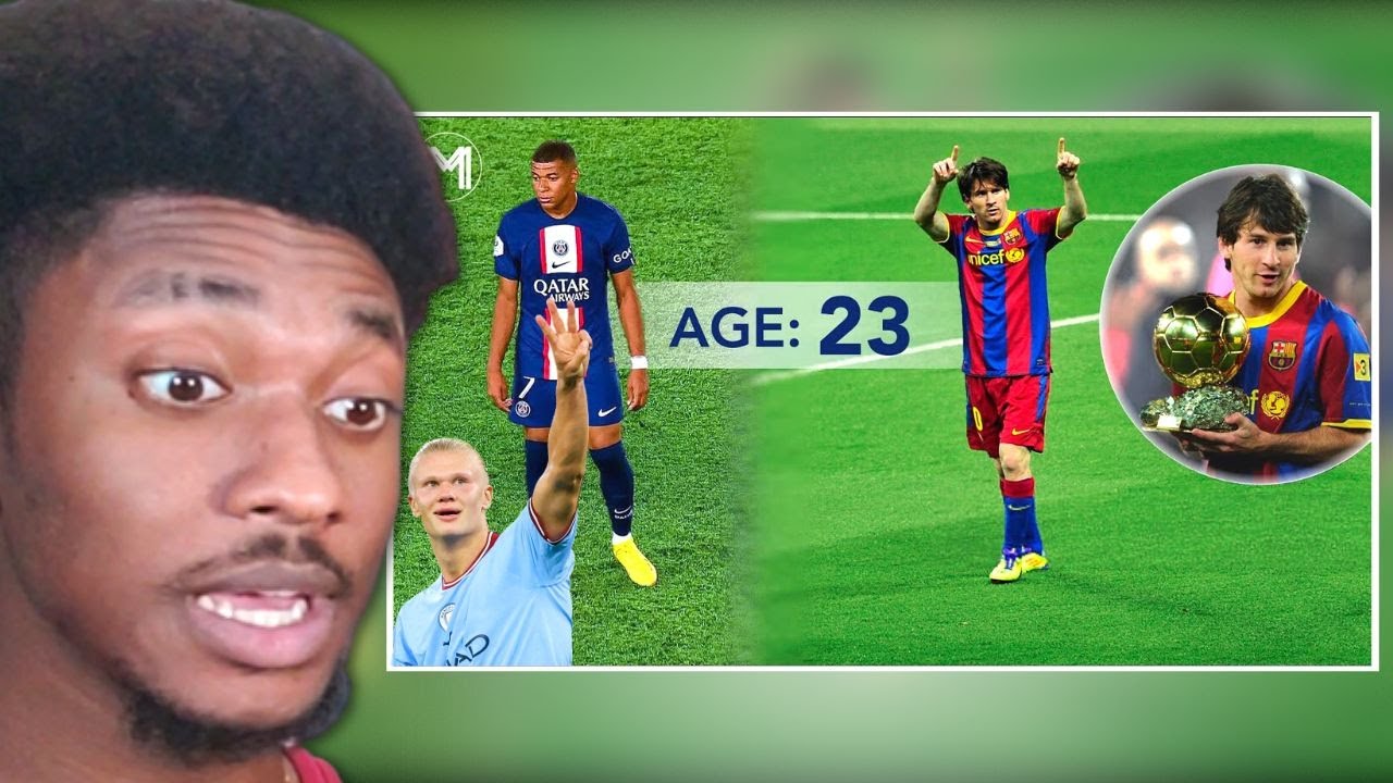 Haaland and Mbappe is GOOD but Messi was already the GOAT at 23!