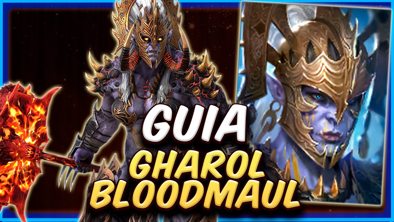 GHAROL BLOODMAUL (POST REWORK): Guía | **AHORA SI DA MIEDO ** 🫣😮【 RAID SHADOW LEGENDS 】