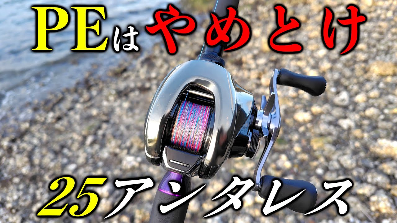 25アンタレスでPEラインは使うな【23ソルティストと比較してインプレ】