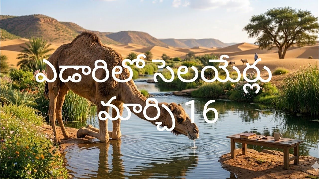 ఎడారిలో సెలయేర్లు మార్చి 16