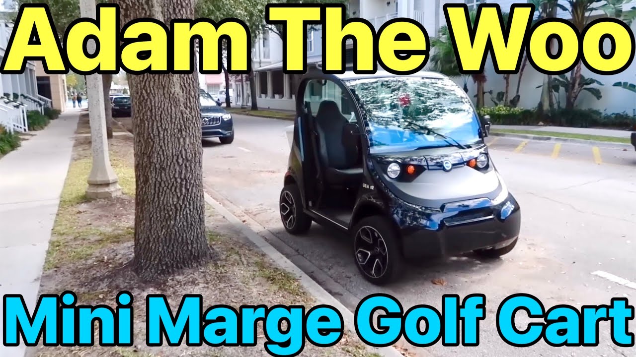 Adam The Woo, The Daily Woo, Golf Cart & Celebration FL House @TheDailyWoo @adamthewoo