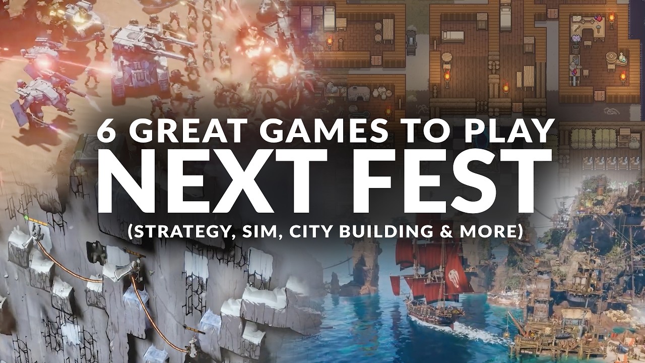 STEAM NEXT FEST 2026 | 6 Great Games to Play - June 2026 (Strategy, Sim, City Building)