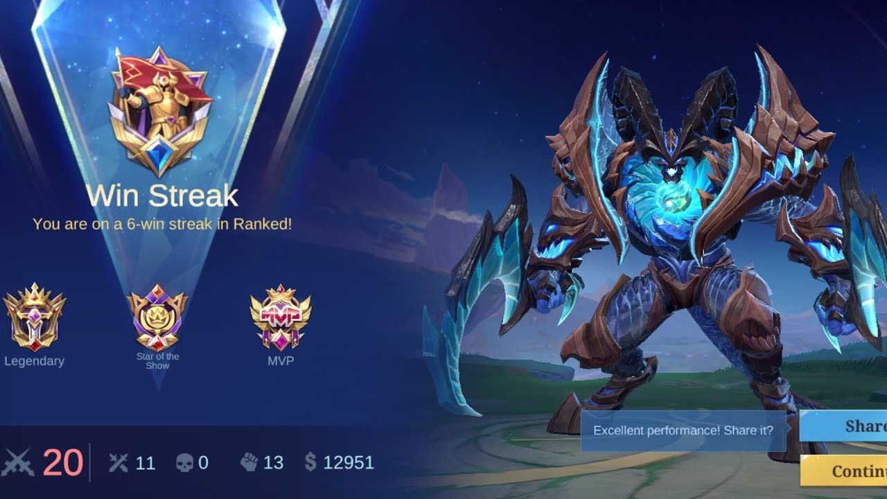 11 Kills Thamuz EXP Lane WELCOME to Mythic level 
