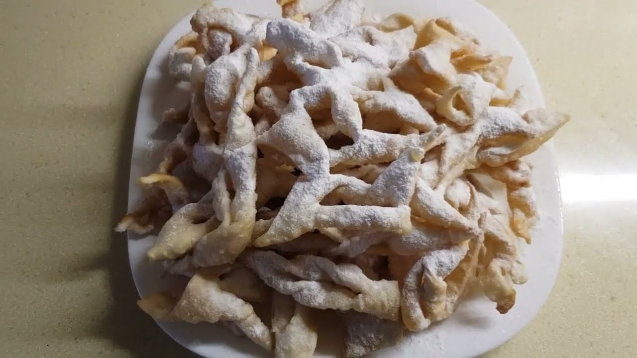 Постный хворост. Вкусный и быстрый.😊