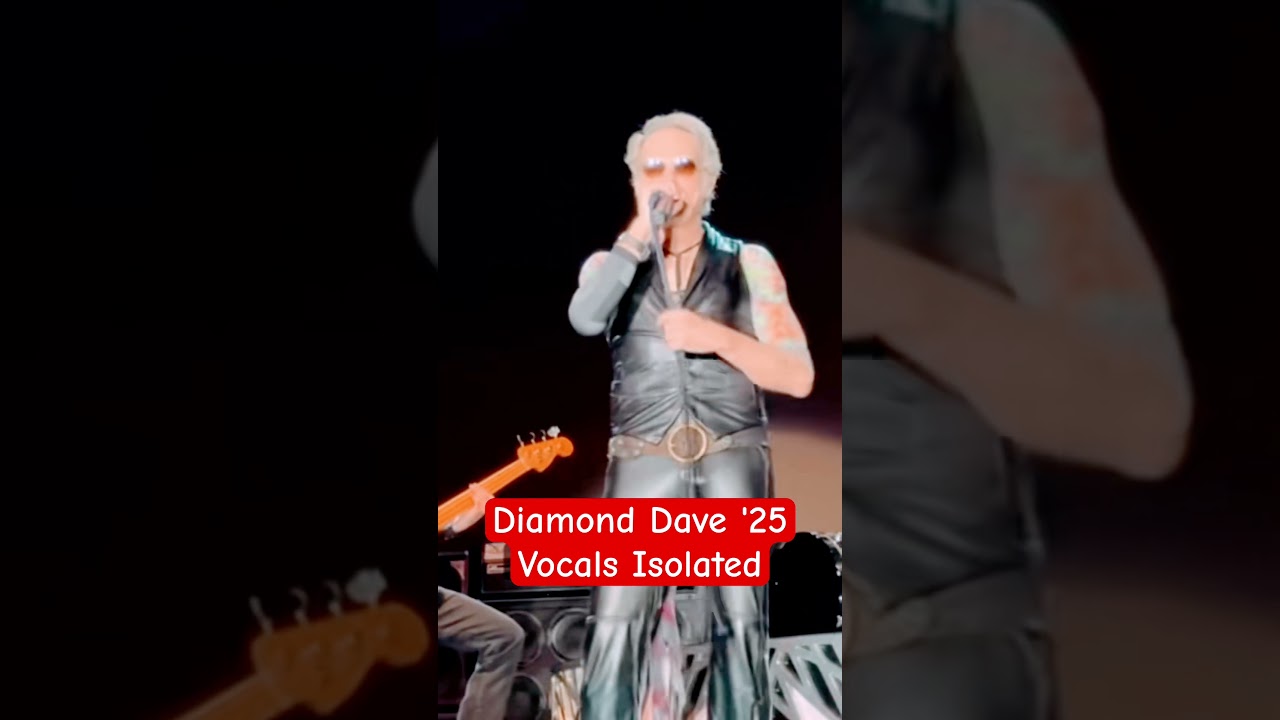 David Lee Roth Isolated 2025 Vocals #davidleeroth #vanhalen