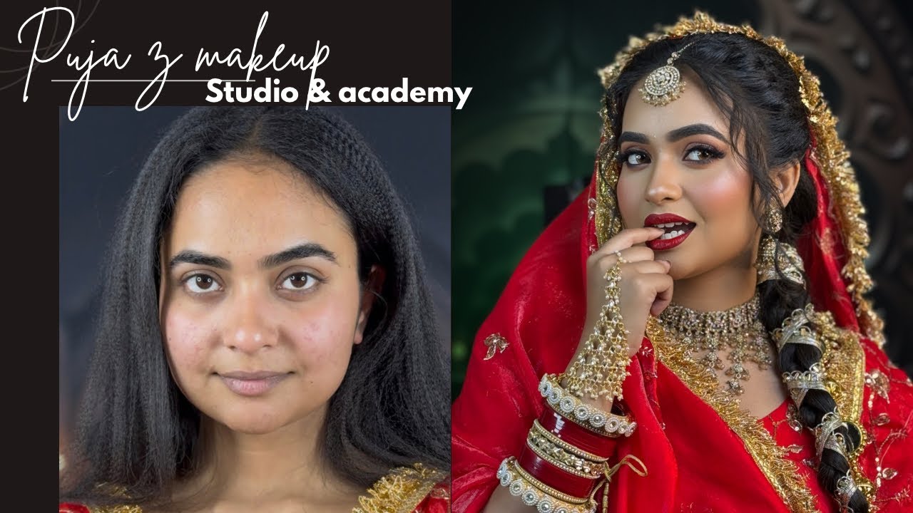 Beautiful Punjabi bridal look makeup tutorial 