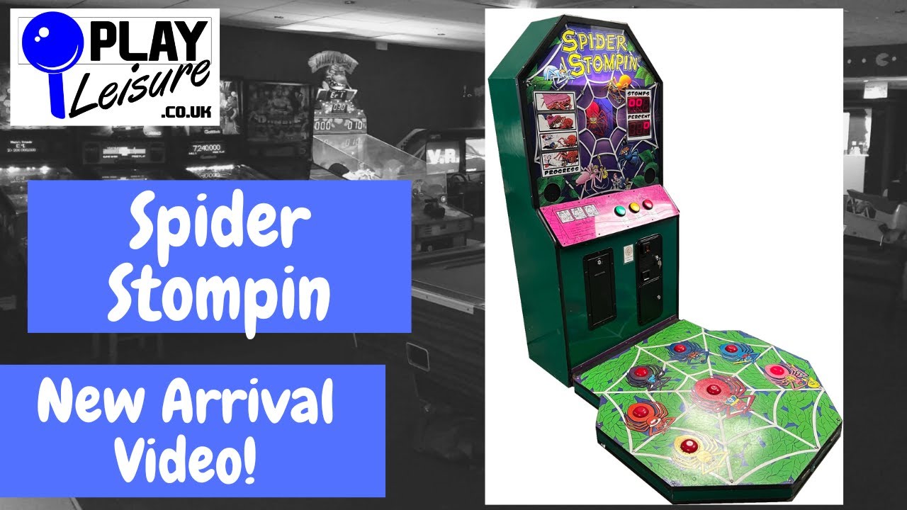 Flatten those Spiders! It's the Spider Stompin Arcade Machine...