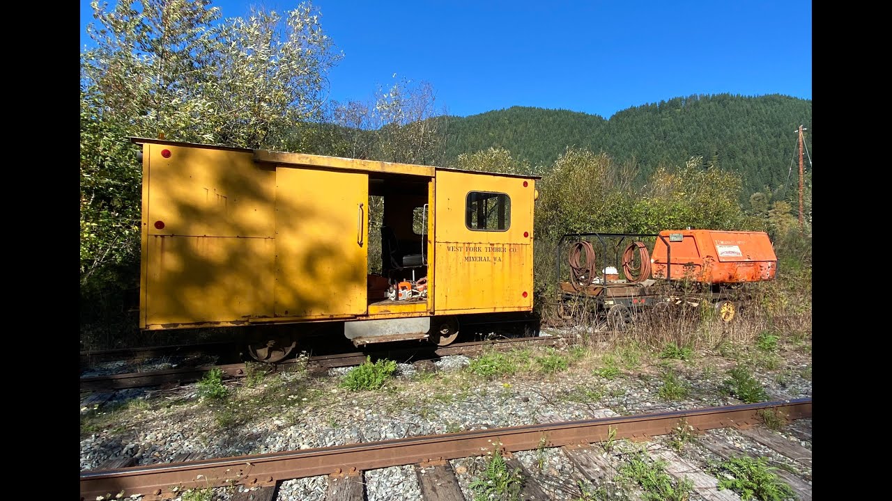 Join us as we ride the Gibson Speeder down the tracks to the shop at Mount Rainier Scenic Railroad.