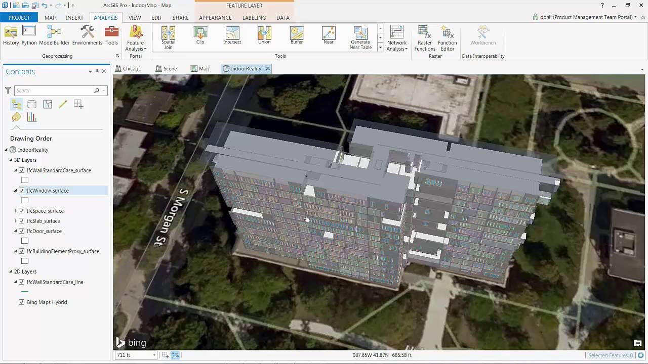 Georeferencing REVIT BIM IFC Data in ArcGIS Pro