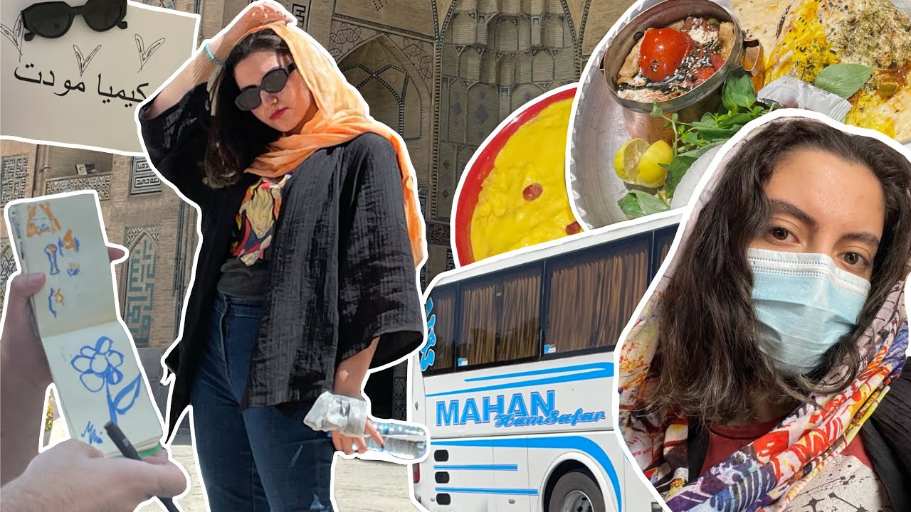 ولاگ سفر اصفهان🧳 | فتح مکان‌های تاریخی + امتحان بریونی و دوغ و گوشفیل🦦