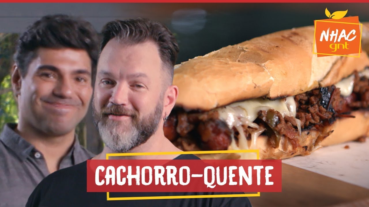 Cachorro-quente de linguiça com molho chilli e muçarela gratinada | Bronze e Jimmy | Perto do Fogo