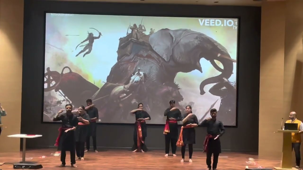 Mahabharat theme dance by team rockstar at zydus got talent final
