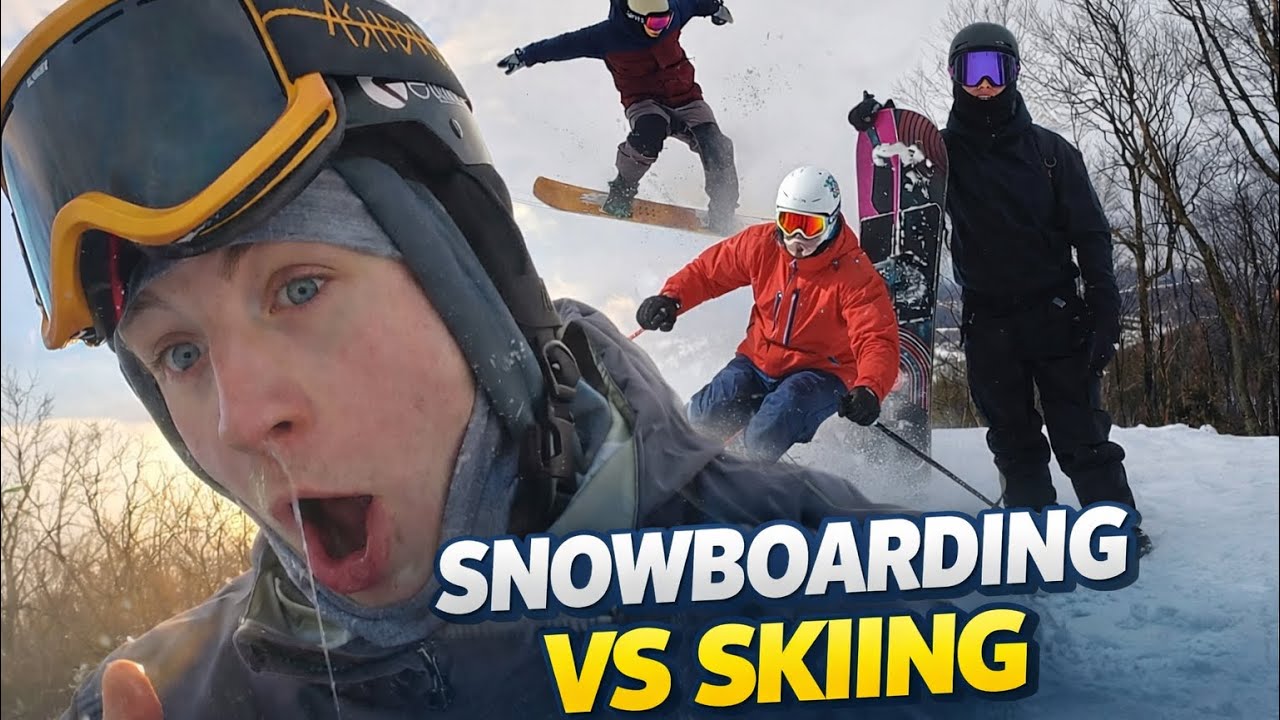 SNOWBOARDING VS SKIING… WHICH IS ACTUALLY BETTER???