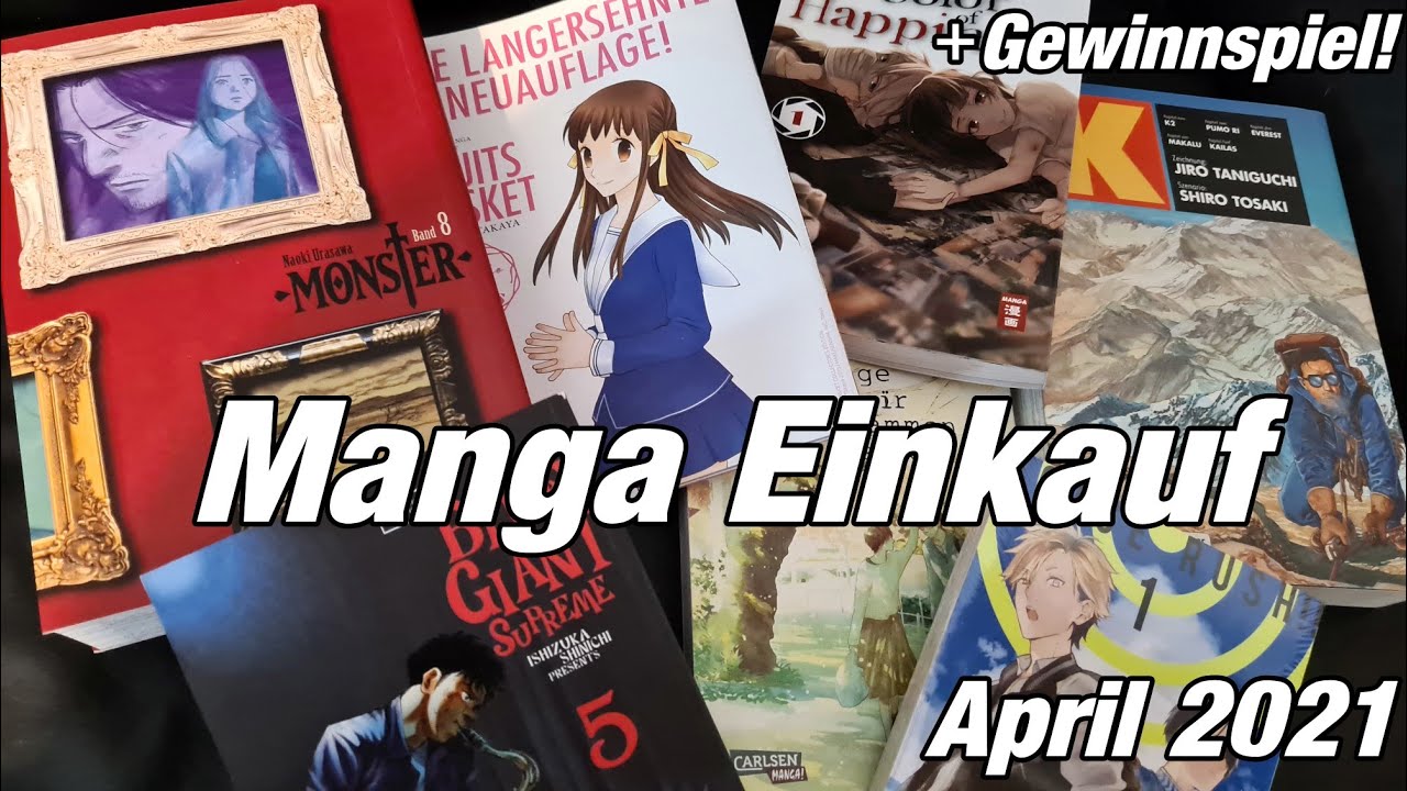 Mein Manga Einkauf im April 2021 (Als Manga Update) + Gewinnspiel!