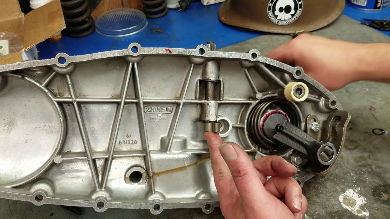Lambretta GP and DL Clutch Actuator Installation