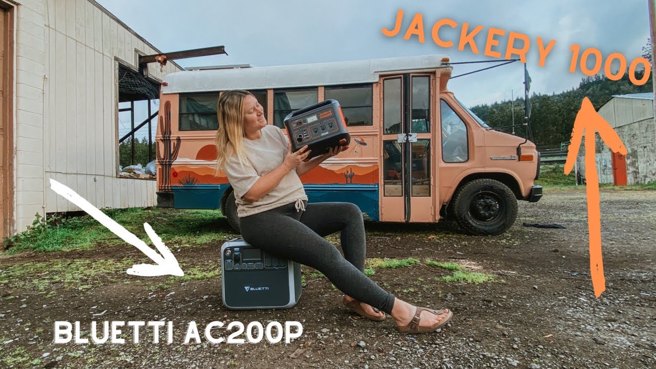 Powering My Entire Bus Build Off A Jackery 1000 Instead Of The Bluetti AC200P - Electrical & Solar