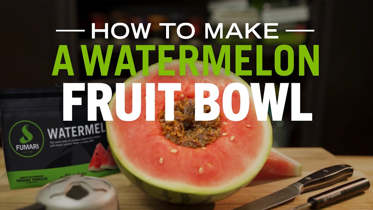 How to Make a Hookah Fruit Bowl With A Watermelon