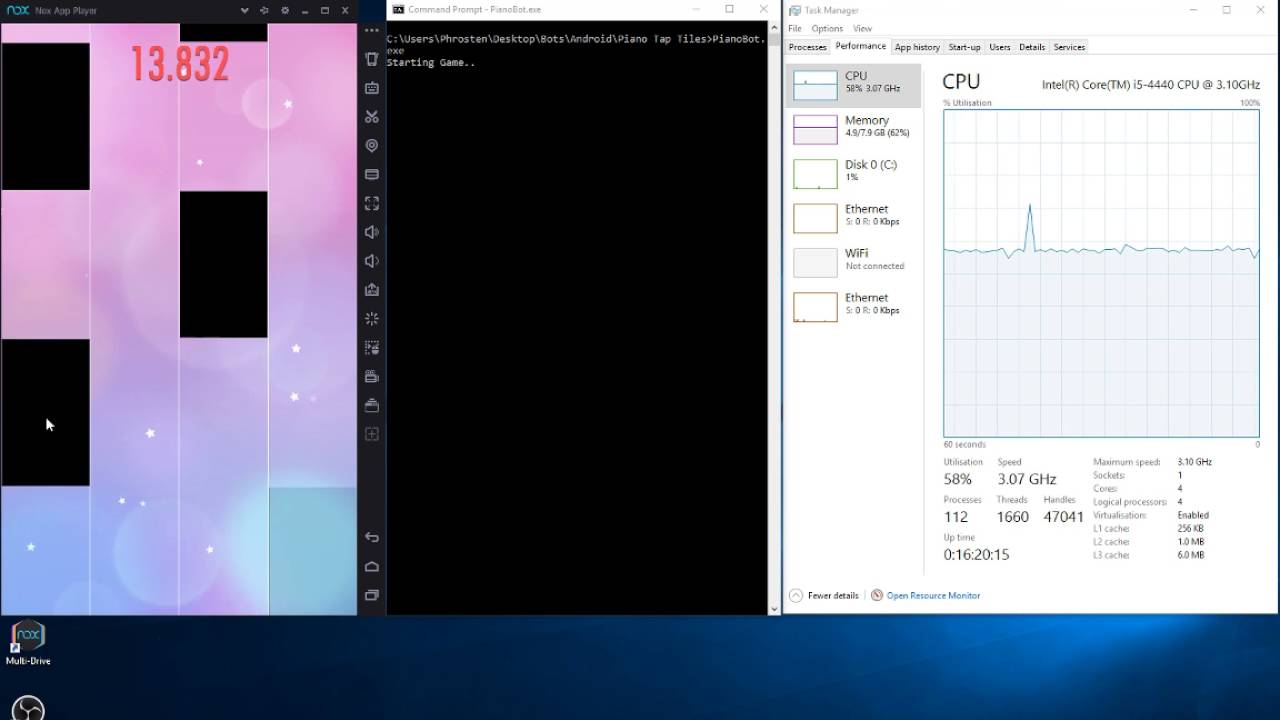 Bot Presentation: Piano Tap Tiles 2 - Skilled Challenge