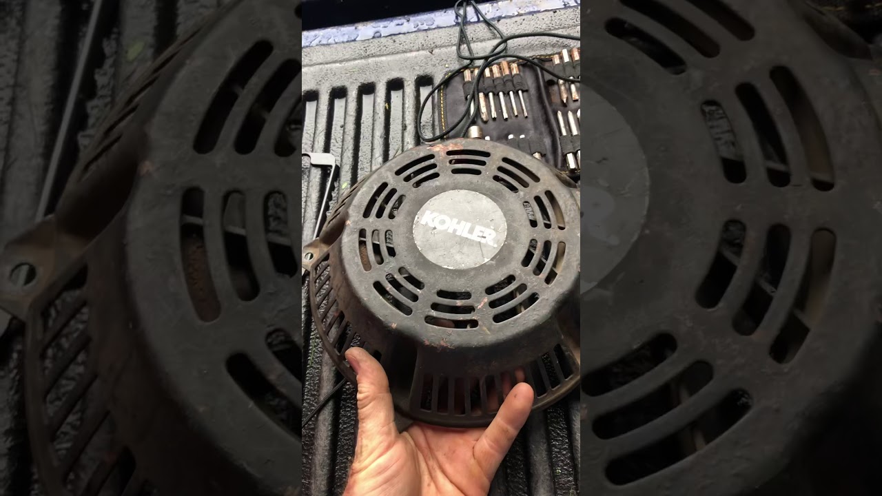 Pull cord replacement on a Kohler Command Pro15.