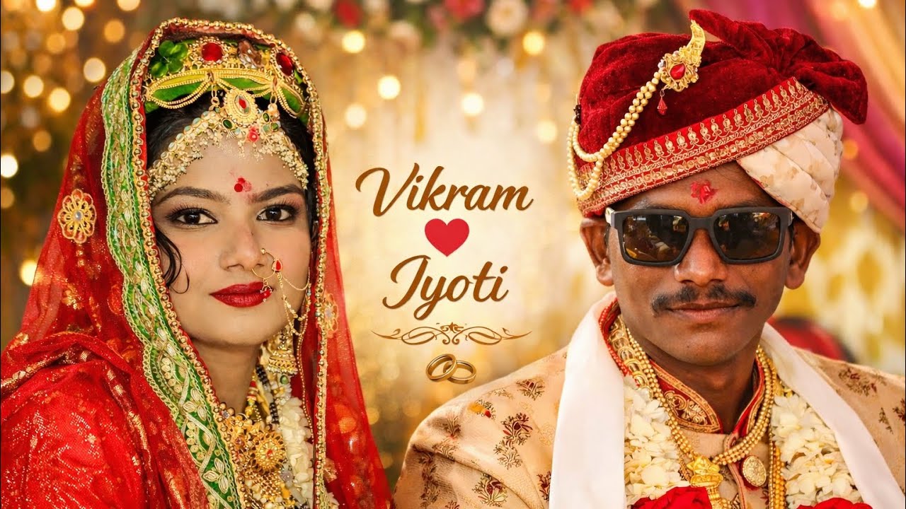 વિક્રમ જ્યોતિ ના લગ્ન વિડિયો કેસેટ વિક્રમ જ્યોતિ વિવાહ વિડીયો કેસેટ Vikram Jyoti na lagn video